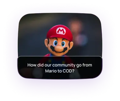 How did our community go from Mario to COD?